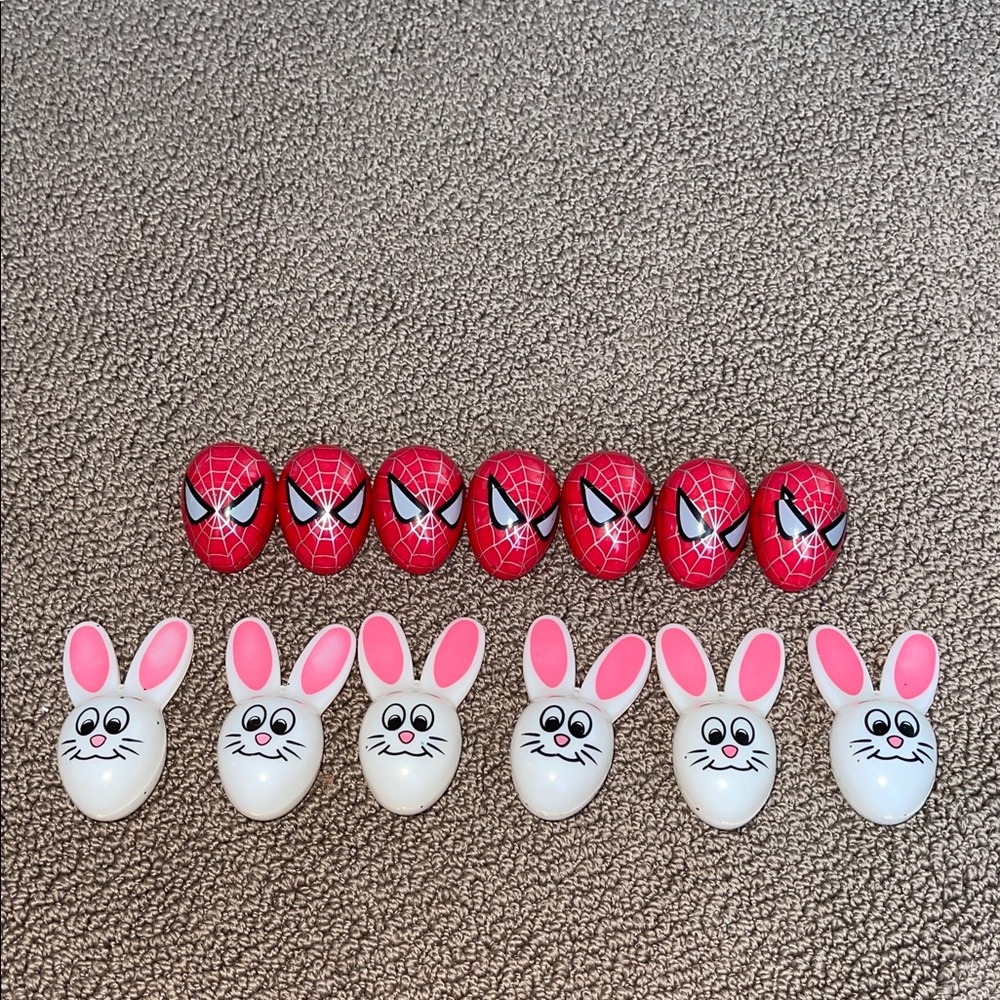 SPIDER-MAN & BUNNY EASTER CANDY EGG HOLDERS